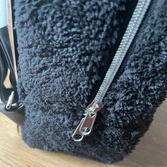 One Left! LOUNGEFLY (Sanrio)-NWT Fluffy Kuromi Mini Backpack - Picture 10 of 15